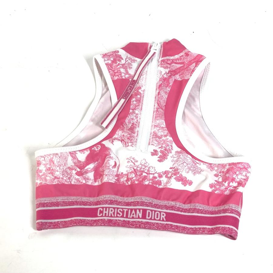 美品 Dior ディオール 213T05A4078 トワルドゥジュイ バックジップ アパレル ノースリーブ トップスその他 ピンク レディース【中古】 |  | 01