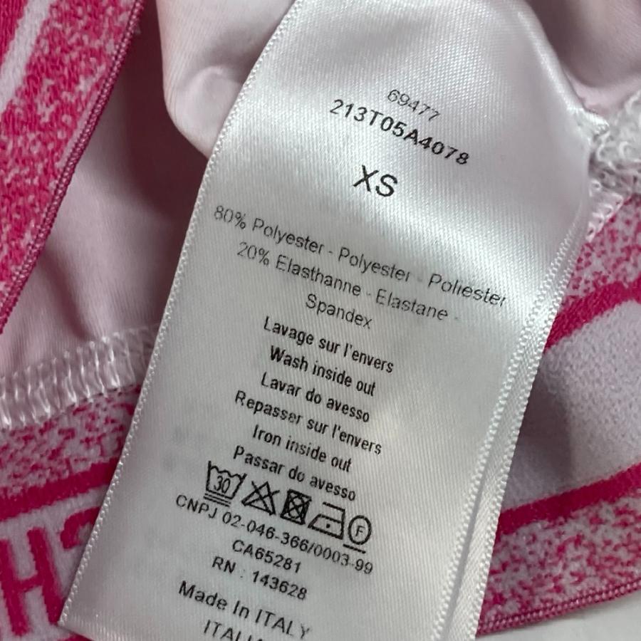 美品 Dior ディオール 213T05A4078 トワルドゥジュイ バックジップ アパレル ノースリーブ トップスその他 ピンク レディース【中古】 |  | 06