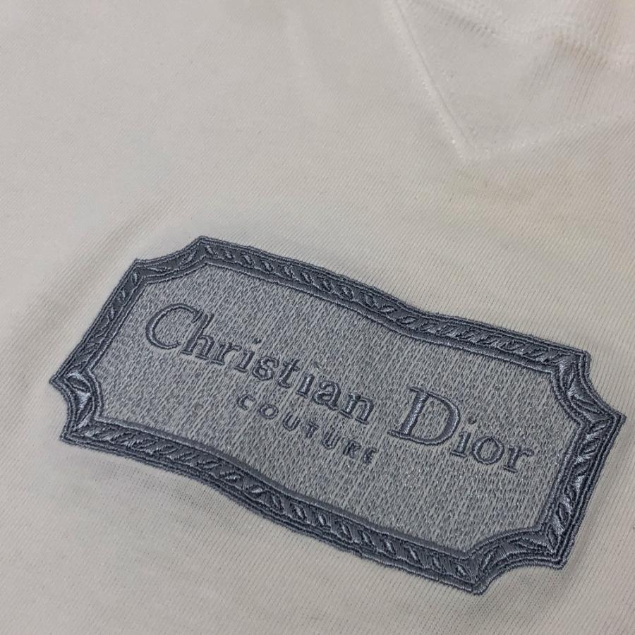 Dior ディオール 243J685B0 ロゴエンブロイダリー アパレル トップス 半袖 Tシャツ ディオールオム 半袖Ｔシャツ ホワイト メンズ【中古】 |  | 06