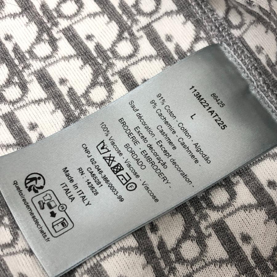 美品 Dior ディオール 113M221AT225 オブリーク ジップアップ アパレル パーカー ホワイト メンズ【中古】 |  | 05