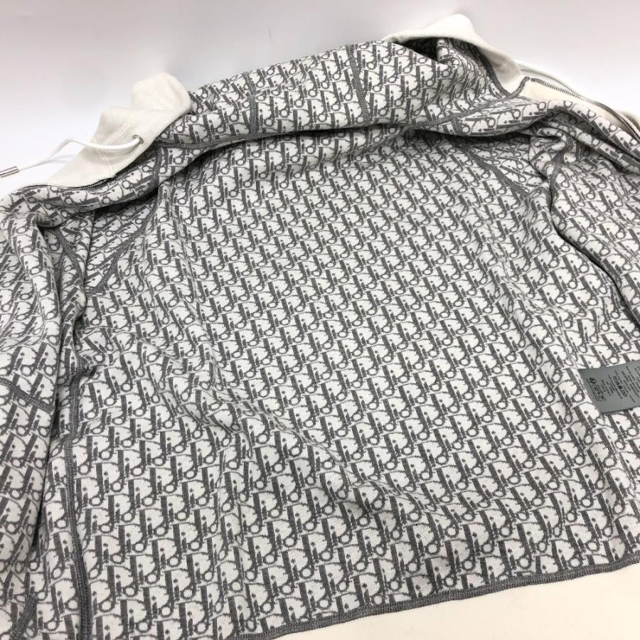 美品 Dior ディオール 113M221AT225 オブリーク ジップアップ アパレル パーカー ホワイト メンズ【中古】 |  | 06