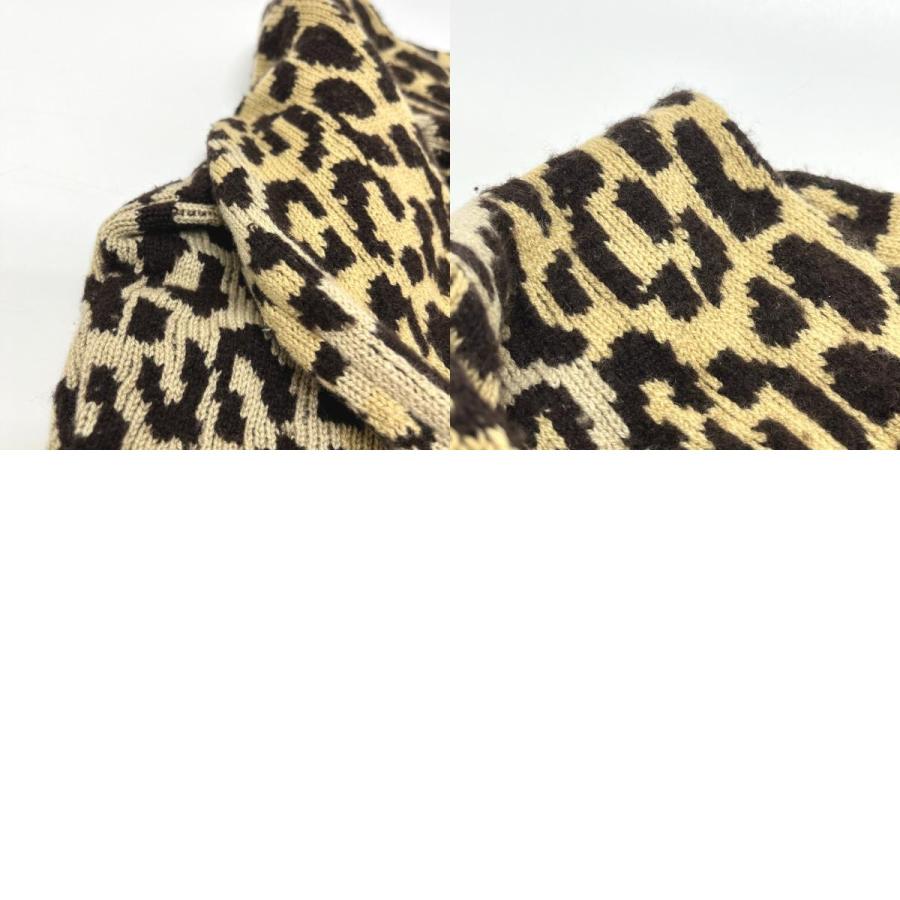 Christian Dior クリスチャンディオール 154S02AM006 レオパード柄 リボン アパレル トップス セーター ブラウン レディース【中古】 |  | 09