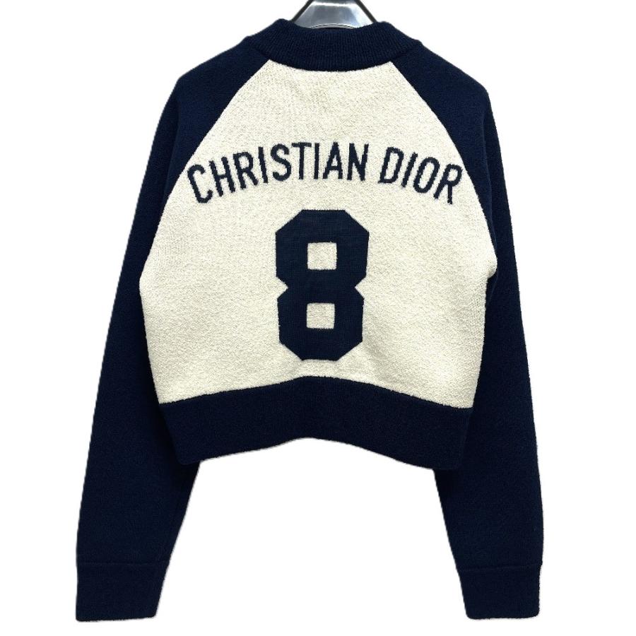 Dior ディオール 214V50AM351 DIOR 8 ボンバー アパレル ブルゾン ジップアップ アウター ジャケット ネイビー レディース【中古】 |  | 01