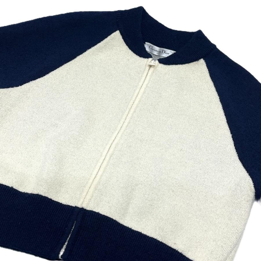 Dior ディオール 214V50AM351 DIOR 8 ボンバー アパレル ブルゾン ジップアップ アウター ジャケット ネイビー レディース【中古】 |  | 02