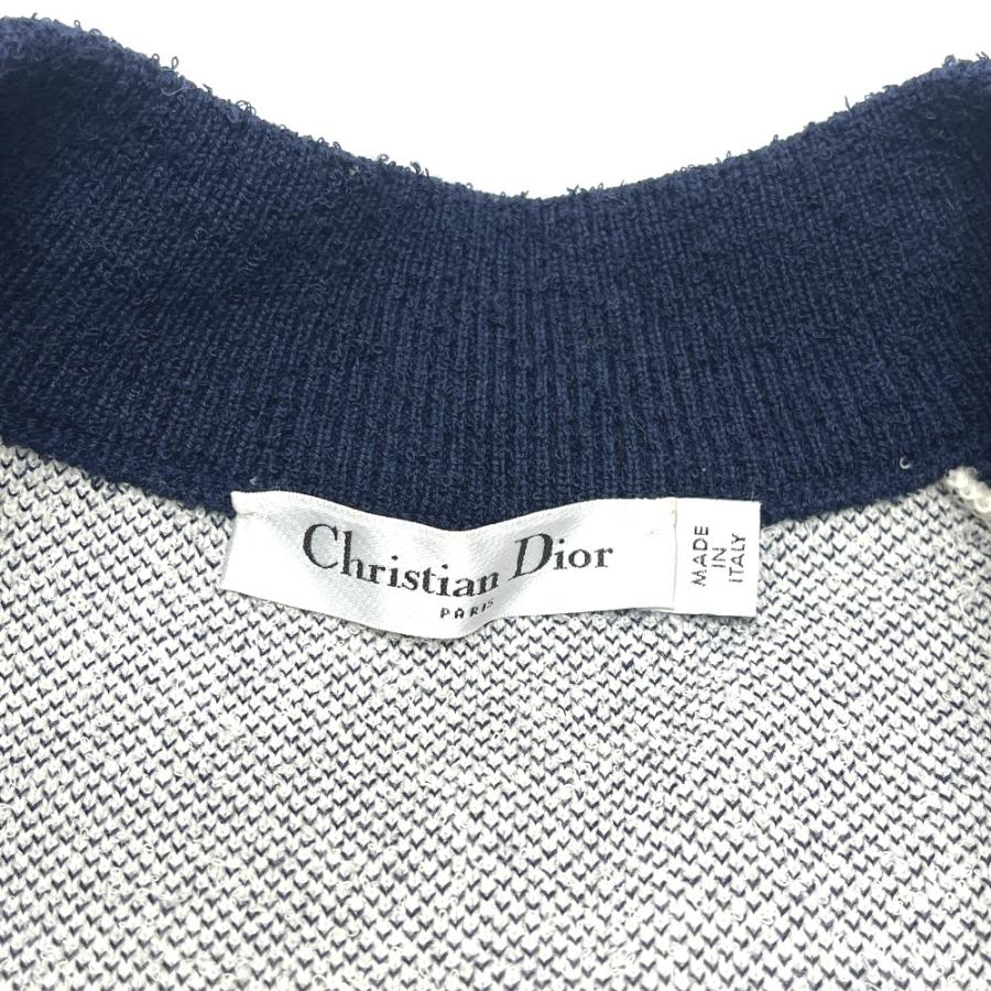Dior ディオール 214V50AM351 DIOR 8 ボンバー アパレル ブルゾン ジップアップ アウター ジャケット ネイビー レディース【中古】 |  | 04
