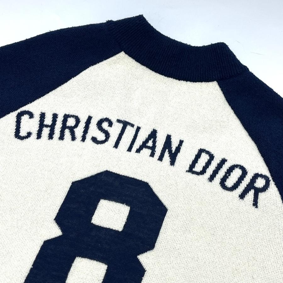 Dior ディオール 214V50AM351 DIOR 8 ボンバー アパレル ブルゾン ジップアップ アウター ジャケット ネイビー レディース【中古】 |  | 08