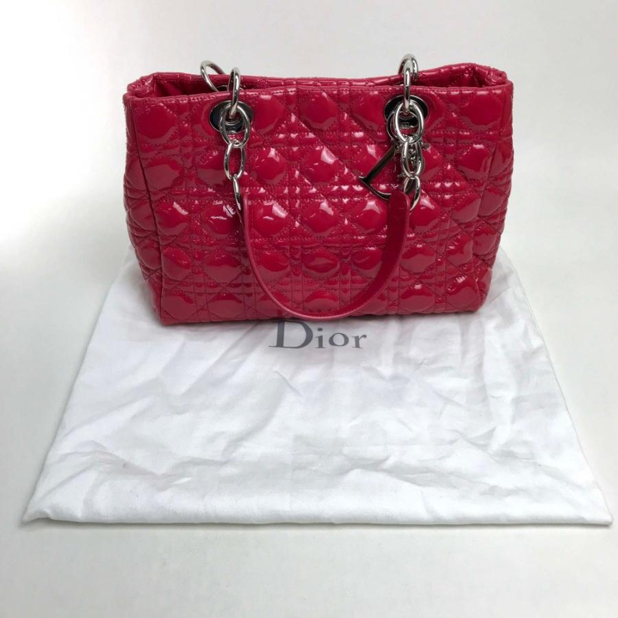 美品 Dior ディオール M0955PVR レディディオール カバン チェーン  