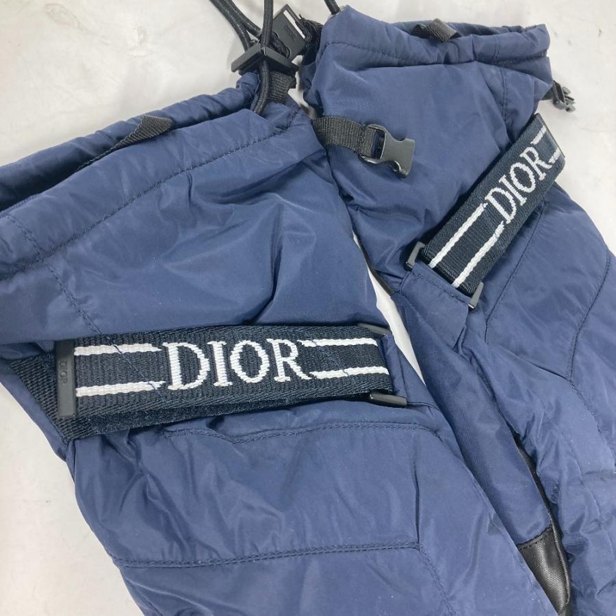 美品 Dior ディオール 113C901A0459 ロゴ グローブ スノーボード スキー 手袋 ネイビー メンズ【中古】 |  | 02