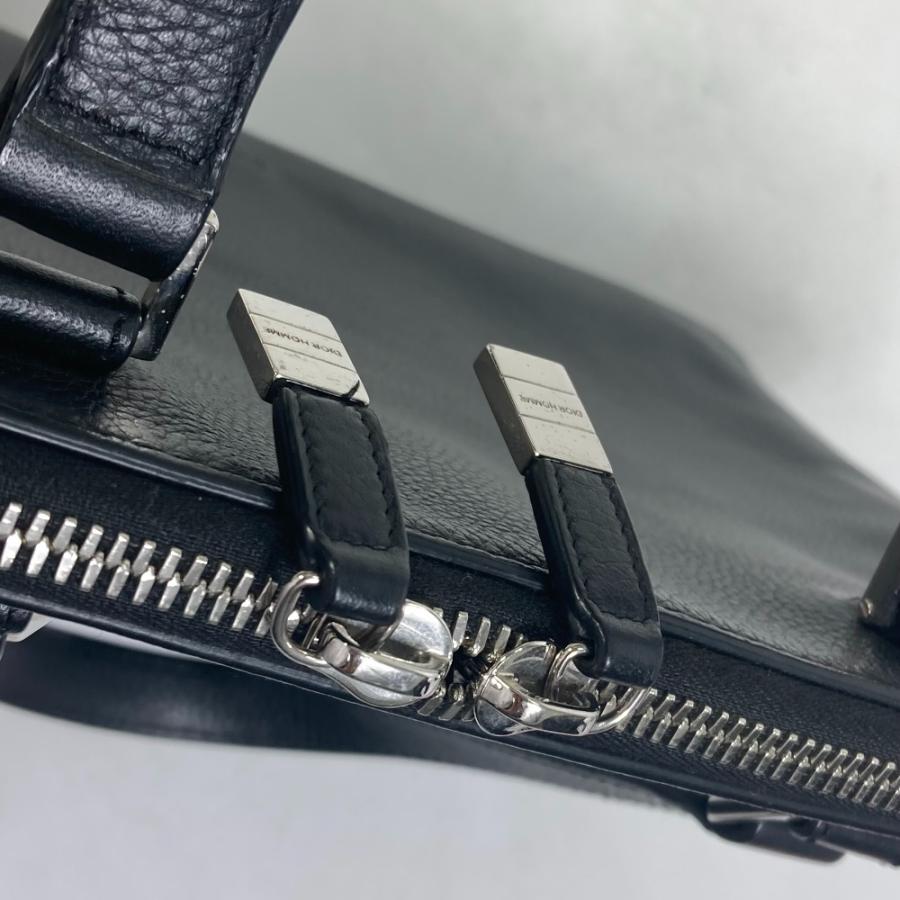 DIOR HOMME ブラック トートバッグ　中古 中古・古着通販】DIOR HOMME (ディオール オム) Leather Tote Bag