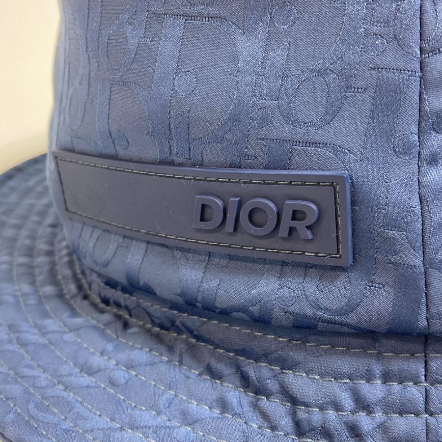 新品同様 Dior ディオール 143J833A0448 DIOR AND PARLEY (ディオール & パーレイ) 帽子 オブリーク ハット ブルー系 ユニセックス【中古】 |  | 04