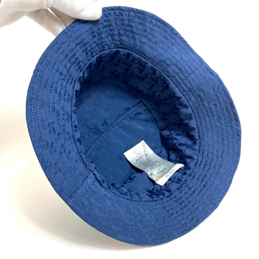 新品同様 Dior ディオール 143J833A0448 DIOR AND PARLEY (ディオール & パーレイ) 帽子 オブリーク ハット ブルー系 ユニセックス【中古】 |  | 05
