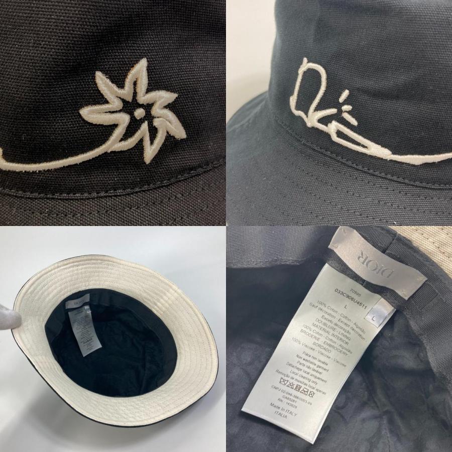 Dior ディオール 033Ｃ906Ｕ4511 トラヴィス・スコット カクタスジャックディオールボブハット 帽子 ハット コットン【中古】新品同様_8