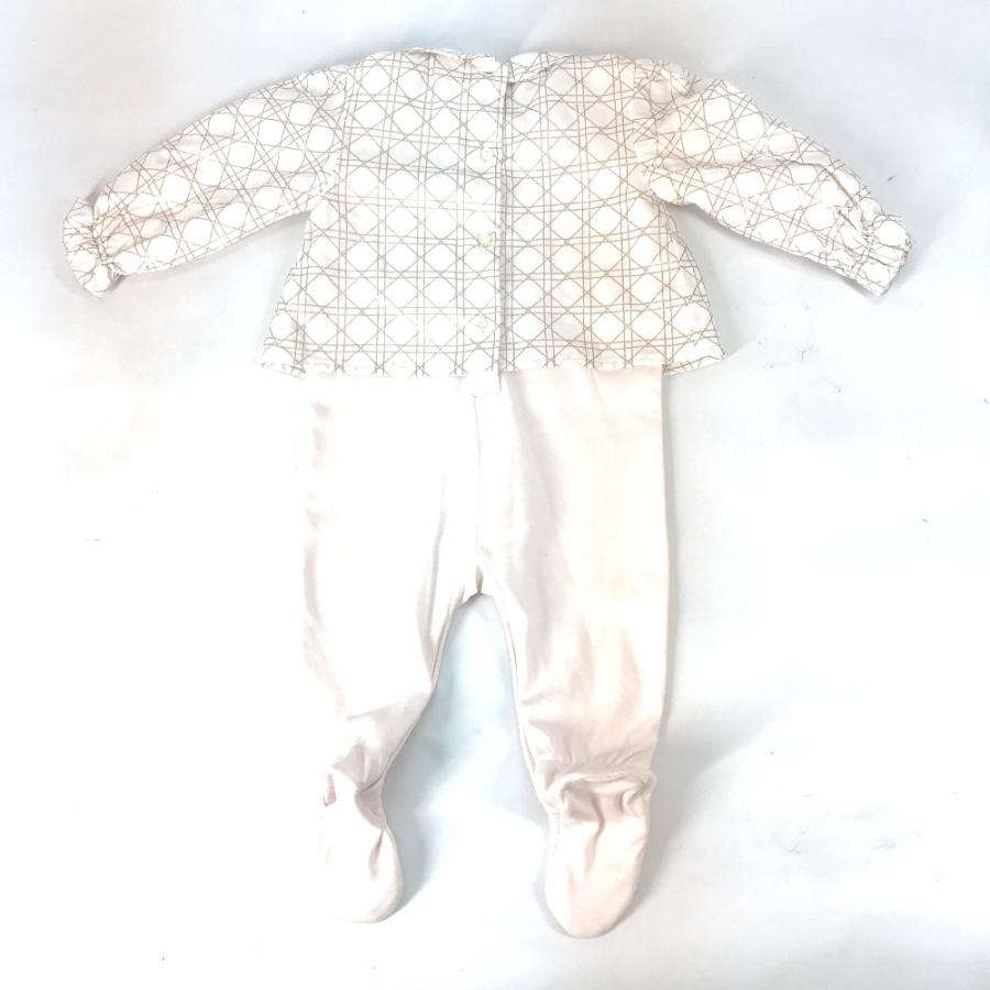 未使用 Dior ディオール 出産祝いギフトセット スタイ＆ロンパース＆ニット帽セット カナージュ インターロック ニット帽 ピンク【中古】 |  | 03