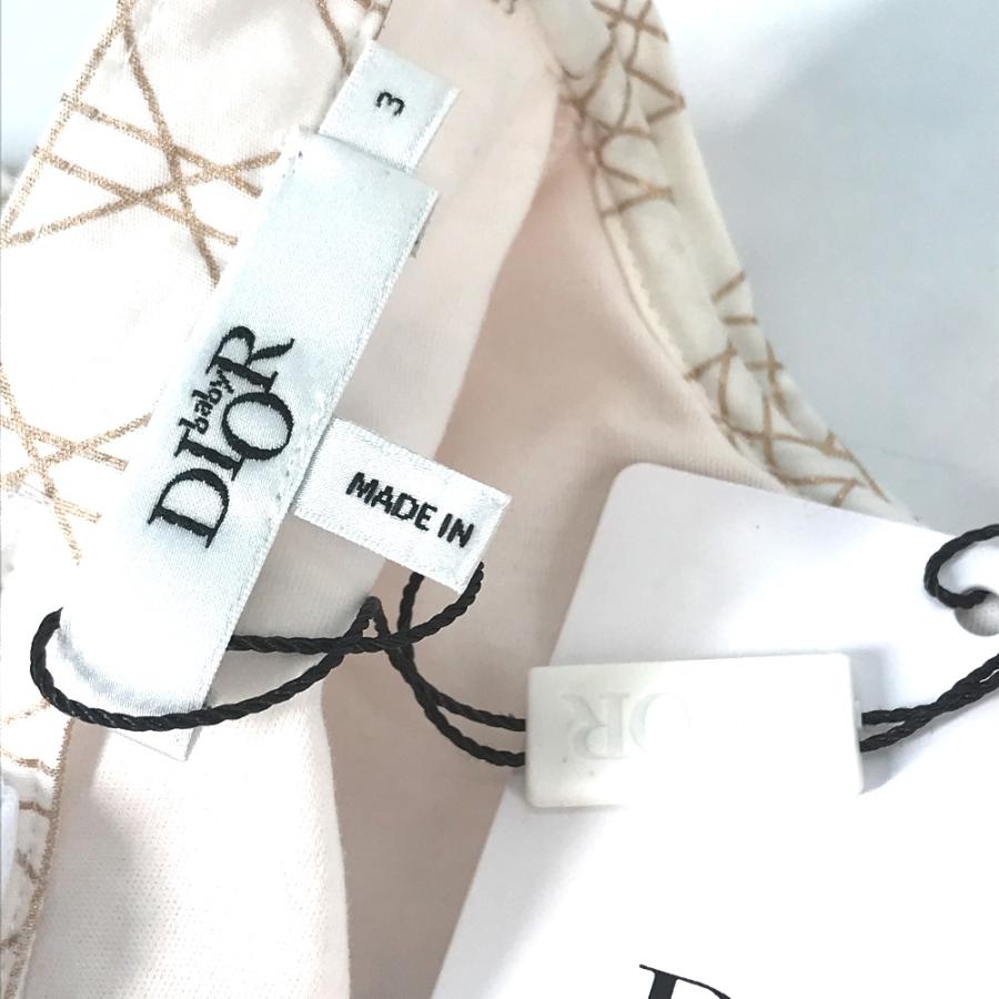 未使用 Dior ディオール 出産祝いギフトセット スタイ＆ロンパース＆ニット帽セット カナージュ インターロック ニット帽 ピンク【中古】 |  | 06