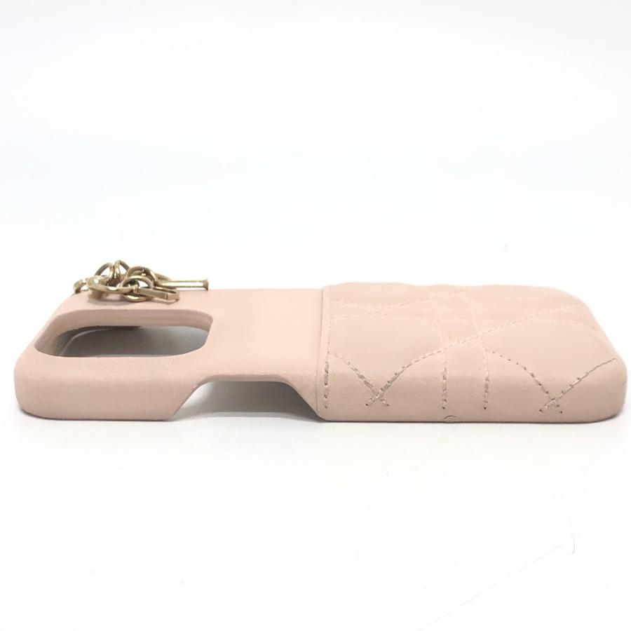 Dior ディオール レディディオール カナージュ 15pro ケース アイフォンケース 15proケース iPhoneケース ピンク レディース【中古】 |  | 04