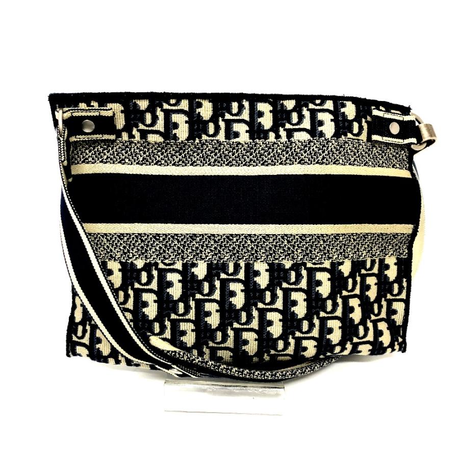 Dior ディオール オブリーク フラット カバン ショルダーバッグ ネイビー レディース【中古】 |  | 01