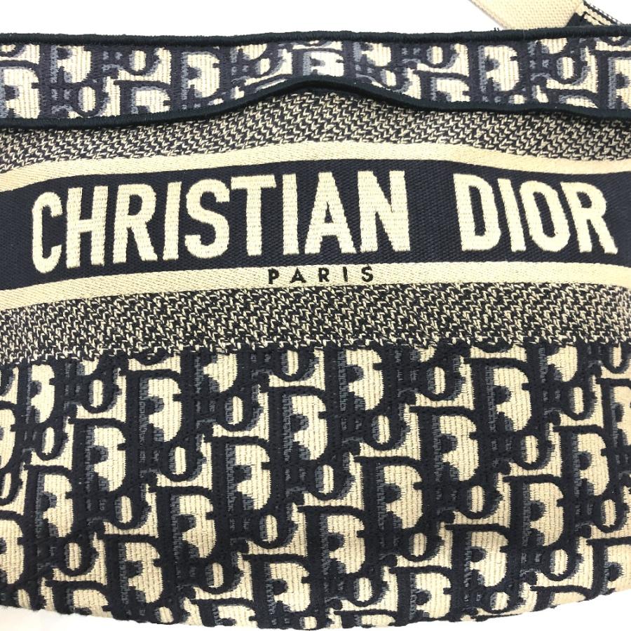 Dior ディオール オブリーク フラット カバン ショルダーバッグ ネイビー レディース【中古】 |  | 04