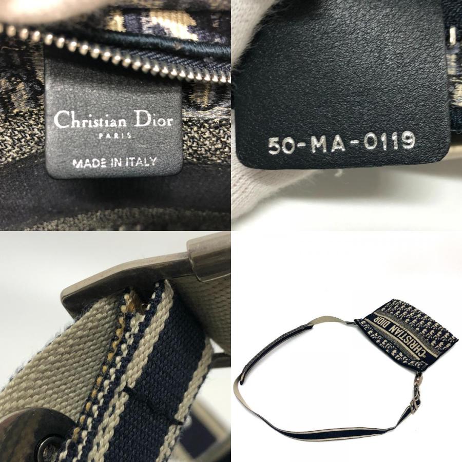 Dior ディオール オブリーク フラット カバン ショルダーバッグ ネイビー レディース【中古】 |  | 09