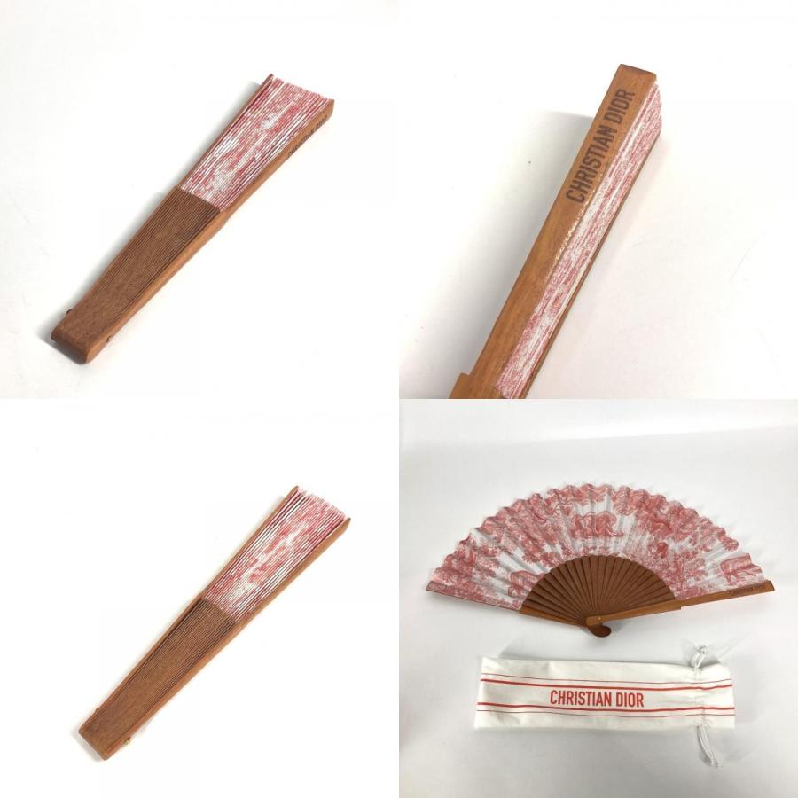 新品同様 Dior ディオール トワルドゥジュイ 扇子 雑貨 オレンジ レディース【中古】 |  | 09