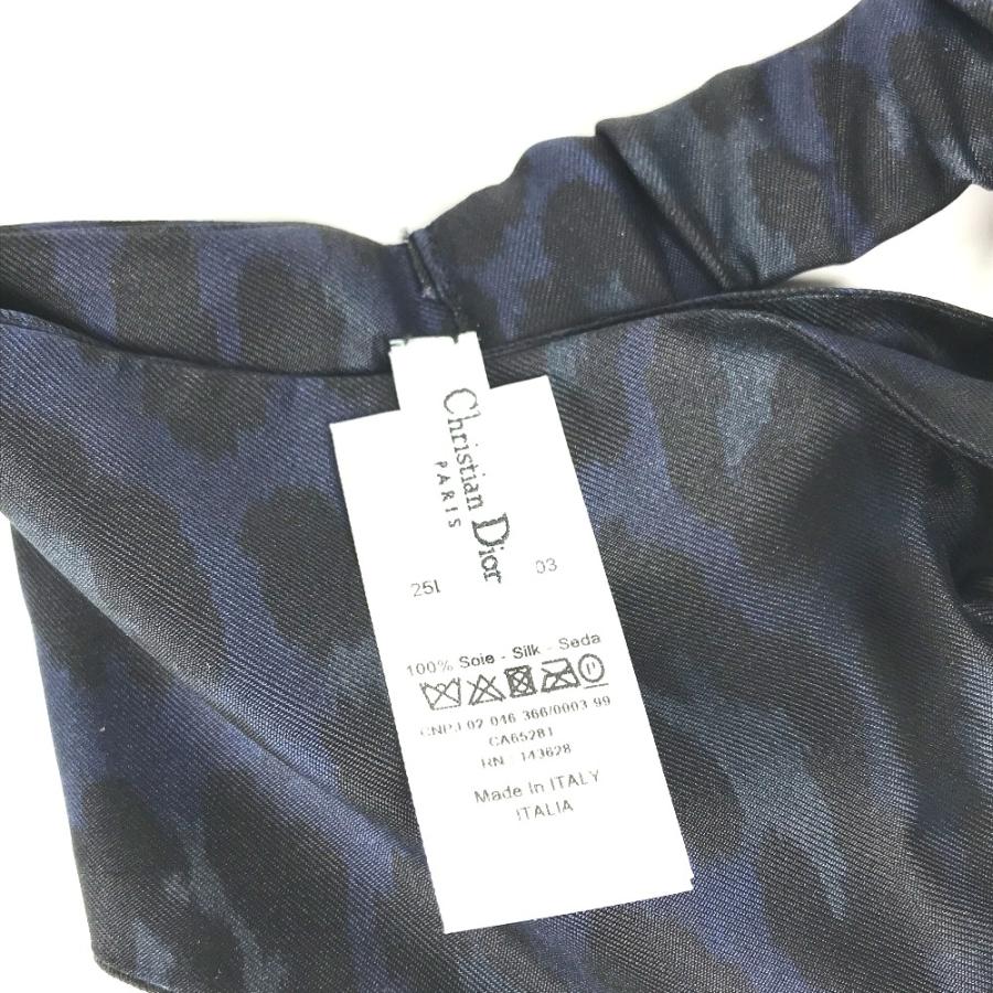 未使用 Dior ディオール レオパード 豹柄 ヒョウ ヘッドバンド ヘア