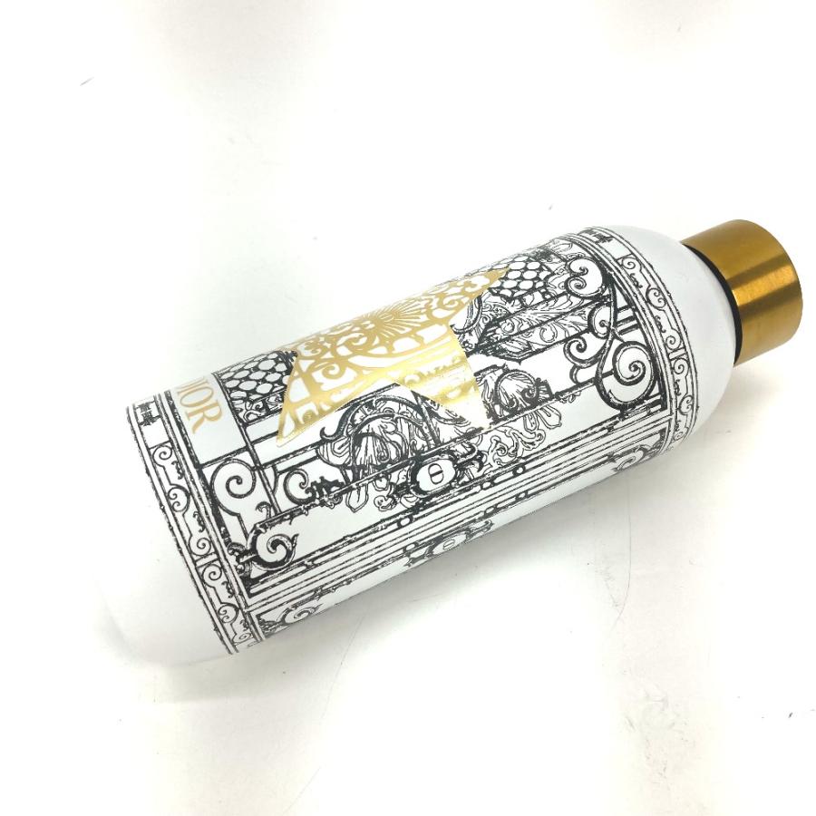 未使用 Dior ディオール ロゴ 水筒 ウォーターボトル  コップ 食器 タンブラー ホワイト レディース【中古】の画像
