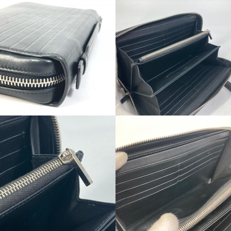 Dior HOMME DIOR ディオール・オム ロゴ ラウンドファスナー 長財布