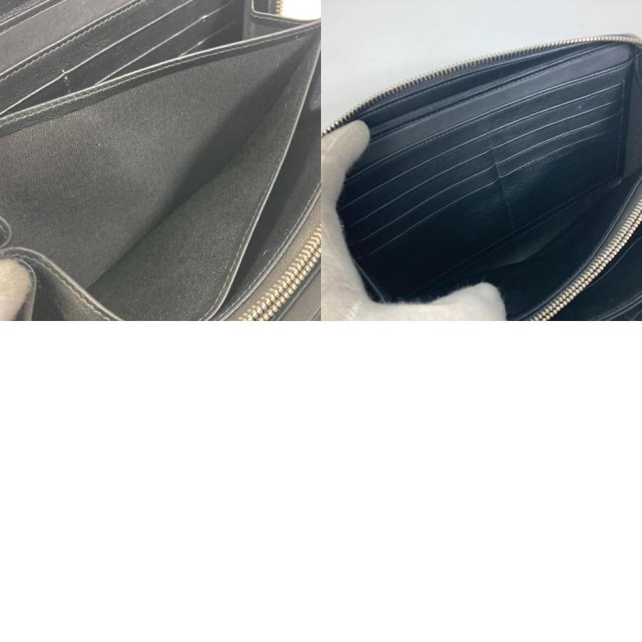 DIOR HOMME ディオール・オム ロゴ ラウンドファスナー 長財布