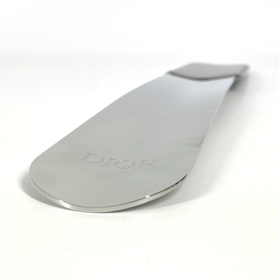 未使用 Dior ディオール ロゴ ダイヤモンド  靴ベラ インテリア シューホーン 靴べら グレー ユニセックス【中古】 |  | 04