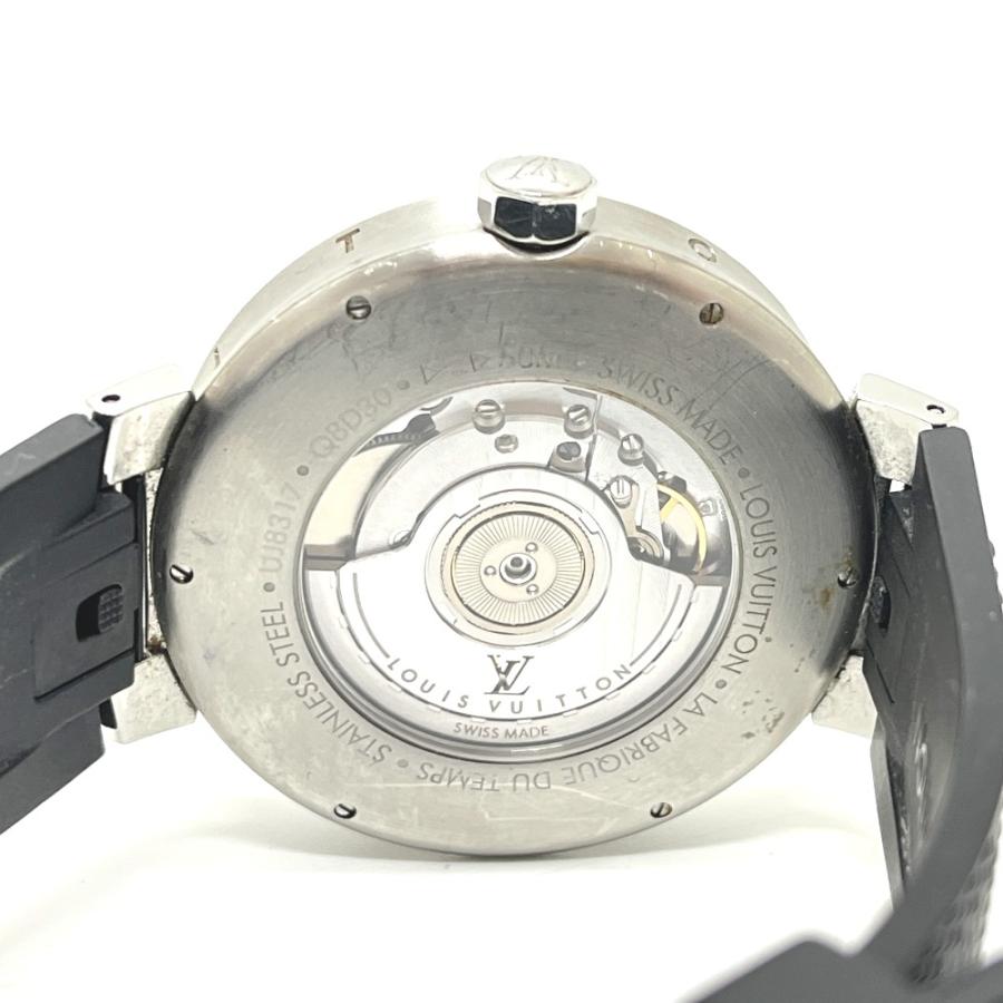 LOUIS VUITTON ルイヴィトン Q8D30 タンブール ムーン GMT 自動巻き 腕時計 シルバー メンズ【中古】 | LOUIS VUITTON | 07