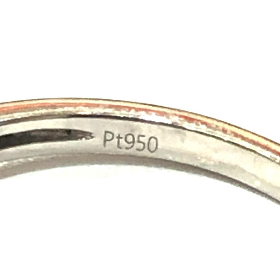 jewelry ジュエリー Pt950 D0.80ct 天然ダイヤモンド 4.7g ラウンド ブリリアント  リング・指輪 シルバー レディース【中古】 |  | 06