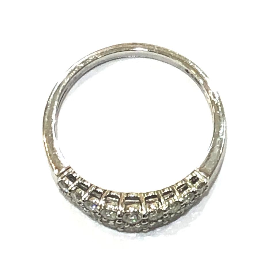 jewelry ジュエリー Pt950 D0.80ct 天然ダイヤモンド 4.7g ラウンド ブリリアント  リング・指輪 シルバー レディース【中古】 |  | 07