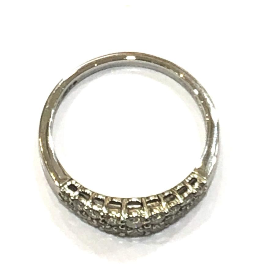 jewelry ジュエリー Pt950 D0.80ct 天然ダイヤモンド 4.7g ラウンド ブリリアント  リング・指輪 シルバー レディース【中古】 |  | 08