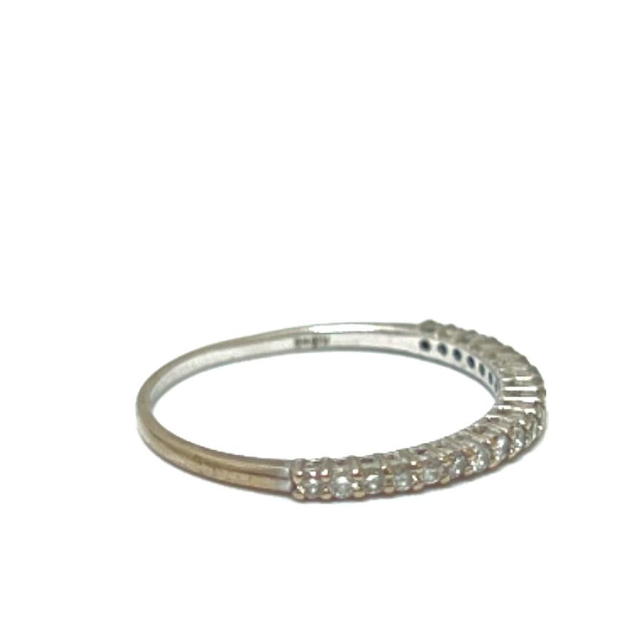 jewelry ジュエリー K18 WG ダイヤ D0.20ct リング・指輪 シルバー レディース【中古】 |  | 02