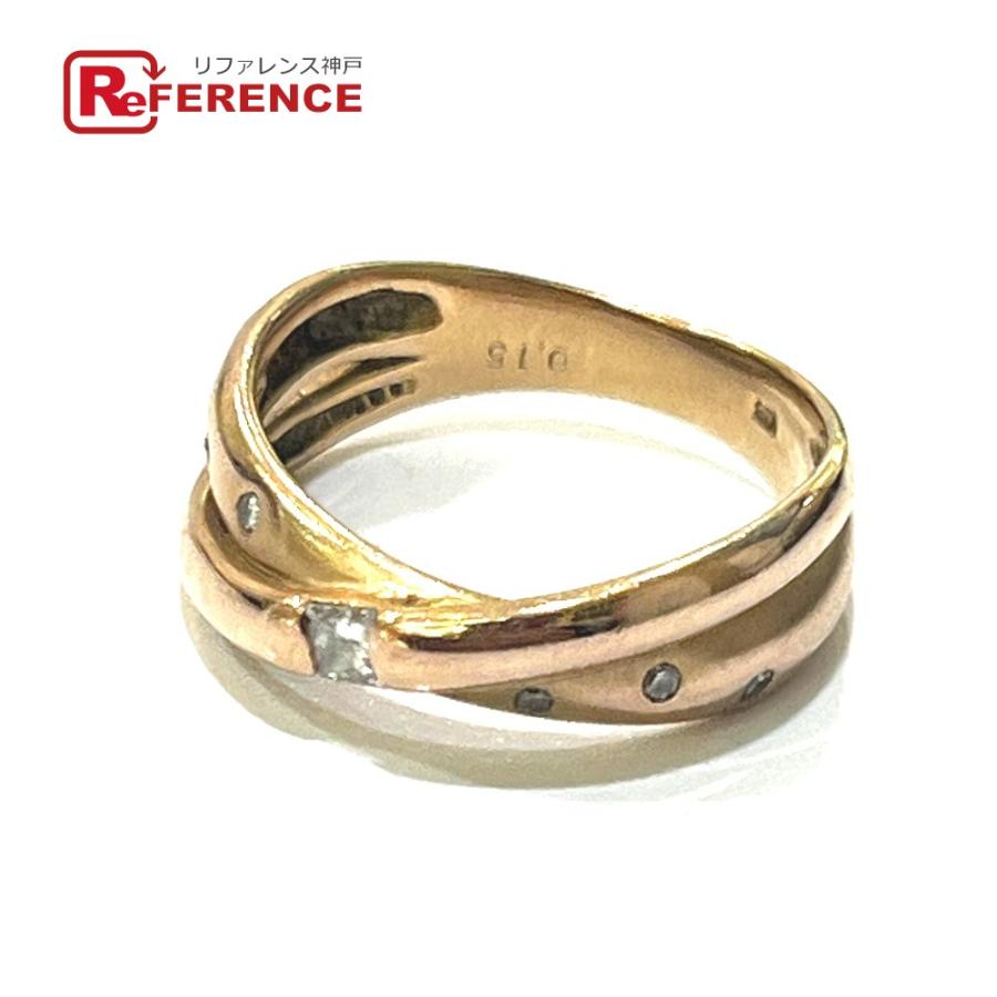 jewelry ジュエリー K18PG D0.15ct ダイヤ ダイヤ 宝石 アクセサリー リング・指輪 ピンクゴールド ゴールド レディース【中古】 | 