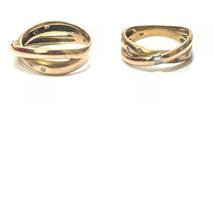 jewelry ジュエリー K18PG D0.15ct ダイヤ ダイヤ 宝石 アクセサリー リング・指輪 ピンクゴールド ゴールド レディース【中古】 |  | 09