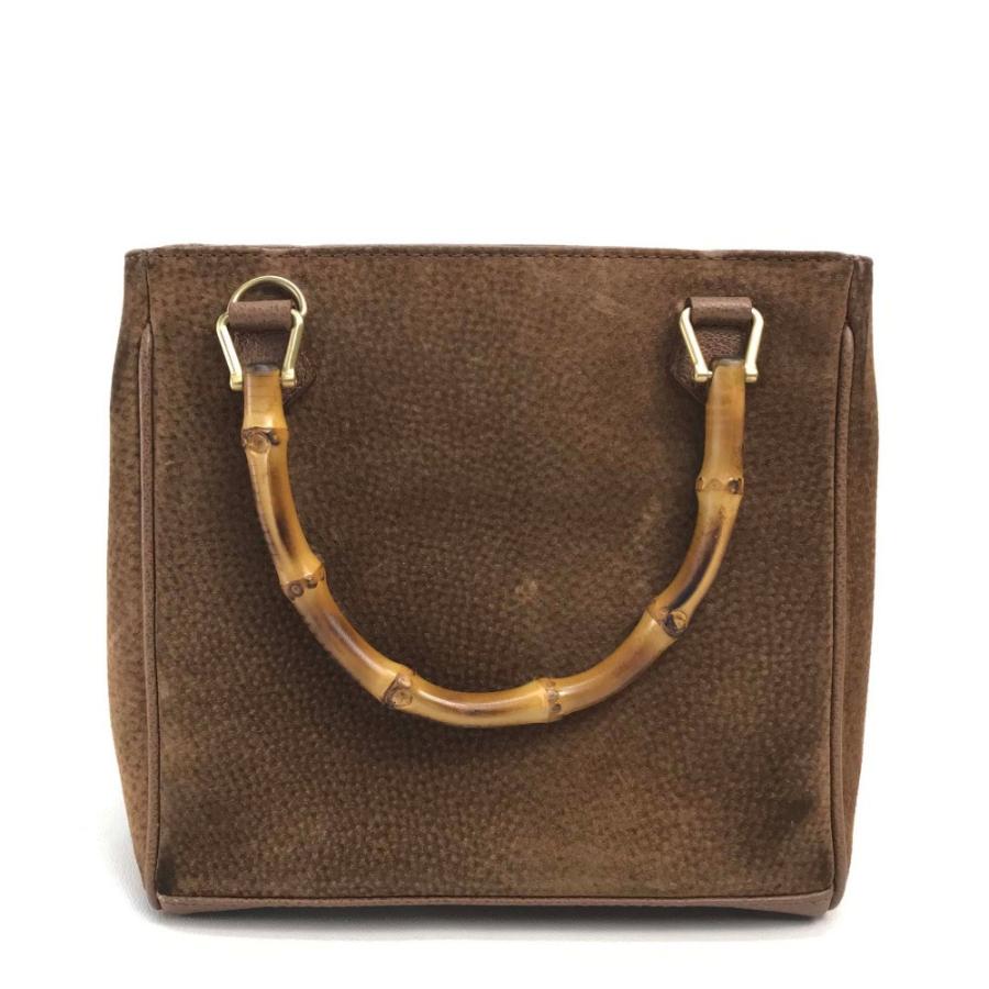 GUCCI グッチ 000123 ショルダーバッグ バンブーハンドル スエードレザー/バンブー レディース | GUCCI | 01