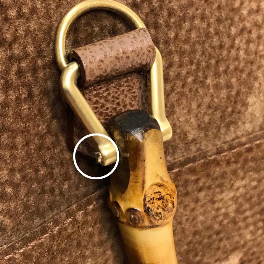 GUCCI グッチ 000123 ショルダーバッグ バンブーハンドル スエードレザー/バンブー レディース | GUCCI | 08