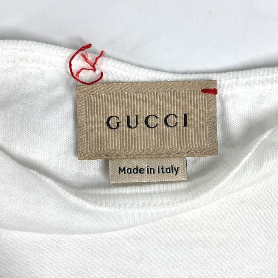 新品同様 GUCCI グッチ 516326 ロゴ 3ピースセット  ギフトセット スタイ＆ニット帽＆ロンパース ベビー BABY 赤ちゃん ニット帽.【中古】 | GUCCI | 04