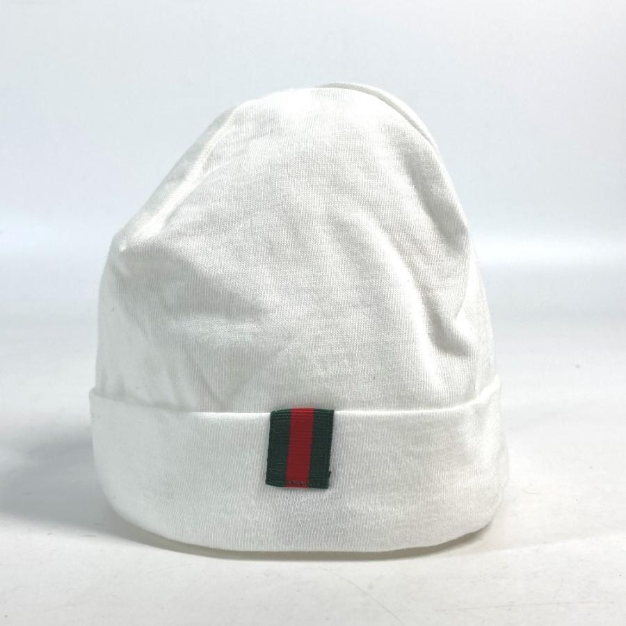 新品同様 GUCCI グッチ 516326 ロゴ 3ピースセット  ギフトセット スタイ＆ニット帽＆ロンパース ベビー BABY 赤ちゃん ニット帽.【中古】 | GUCCI | 06