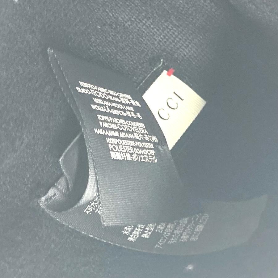 GUCCI グッチ ロゴ ビーニー 帽子 ニット帽 ニットキャップ ニット帽 ブラック メンズ【中古】 | GUCCI | 08