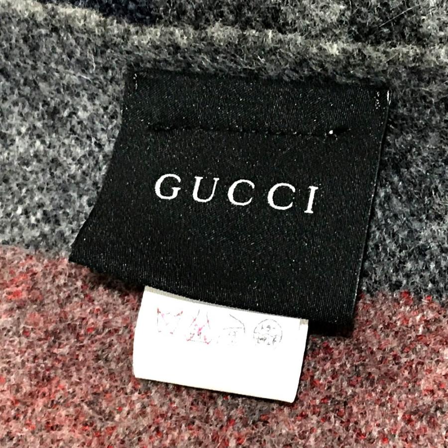 Gucci グッチ シェリーライン タグ有 マフラー グレー系 ユニセックス 中古 6041 9 リファレンス コレクション 通販 Yahoo ショッピング