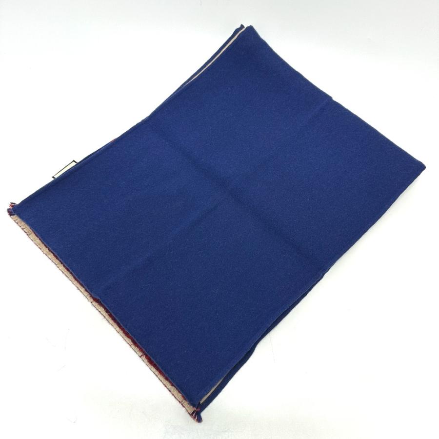 GUCCI グッチ ロゴ マフラー マフラー ブルー レディース【中古】 | GUCCI | 01