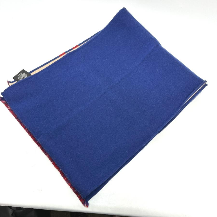 GUCCI グッチ ロゴ マフラー マフラー ブルー レディース【中古】 | GUCCI | 03