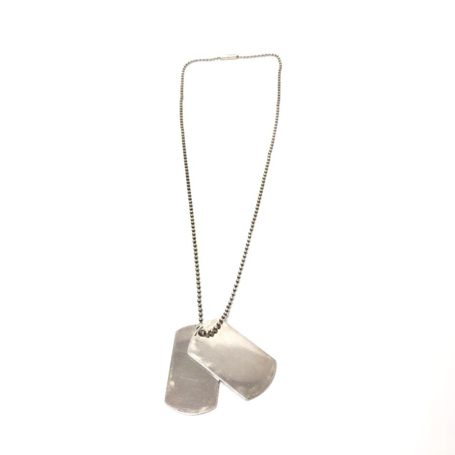 GUCCI グッチ ドックタグ 2連 アクセサリー ネックレス シルバー メンズ【中古】 | GUCCI | 02