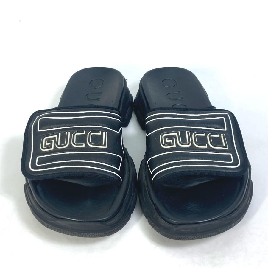 GUCCI グッチ 574985 ロゴ シャワーサンダル スライドサンダル GUCCI グッチ 574985 ロゴ シャワーサンダル スライドサンダル