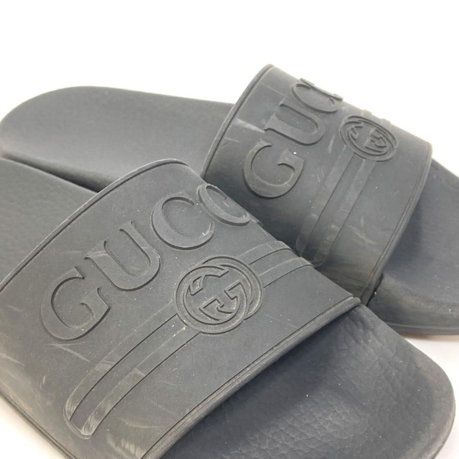 GUCCI グッチ 525140 ロゴ スライド 靴 シャワーサンダル プール GUCCI グッチ 525140 ロゴ スライド 靴 シャワーサンダル プール