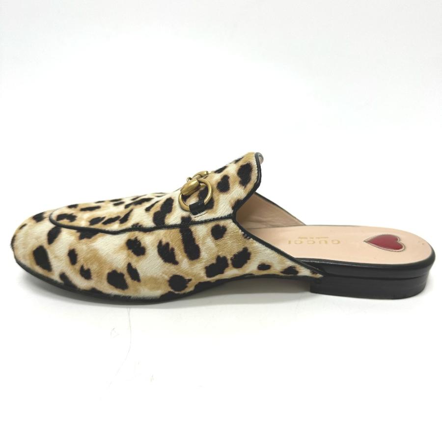 GUCCI（グッチ） 476250 ホースビット レオパード サンダル