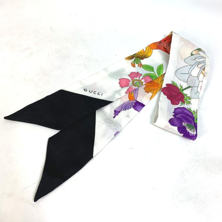 GUCCI（グッチ） 406206 フローラ 花柄 フラワー ネックボウ バンドー