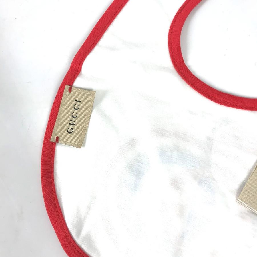 未使用 GUCCI グッチ 666440 GG アップル スタイ ビブ よだれかけ ベビー 赤ちゃん BABY  雑貨 ホワイト キッズ【中古】 | GUCCI | 04