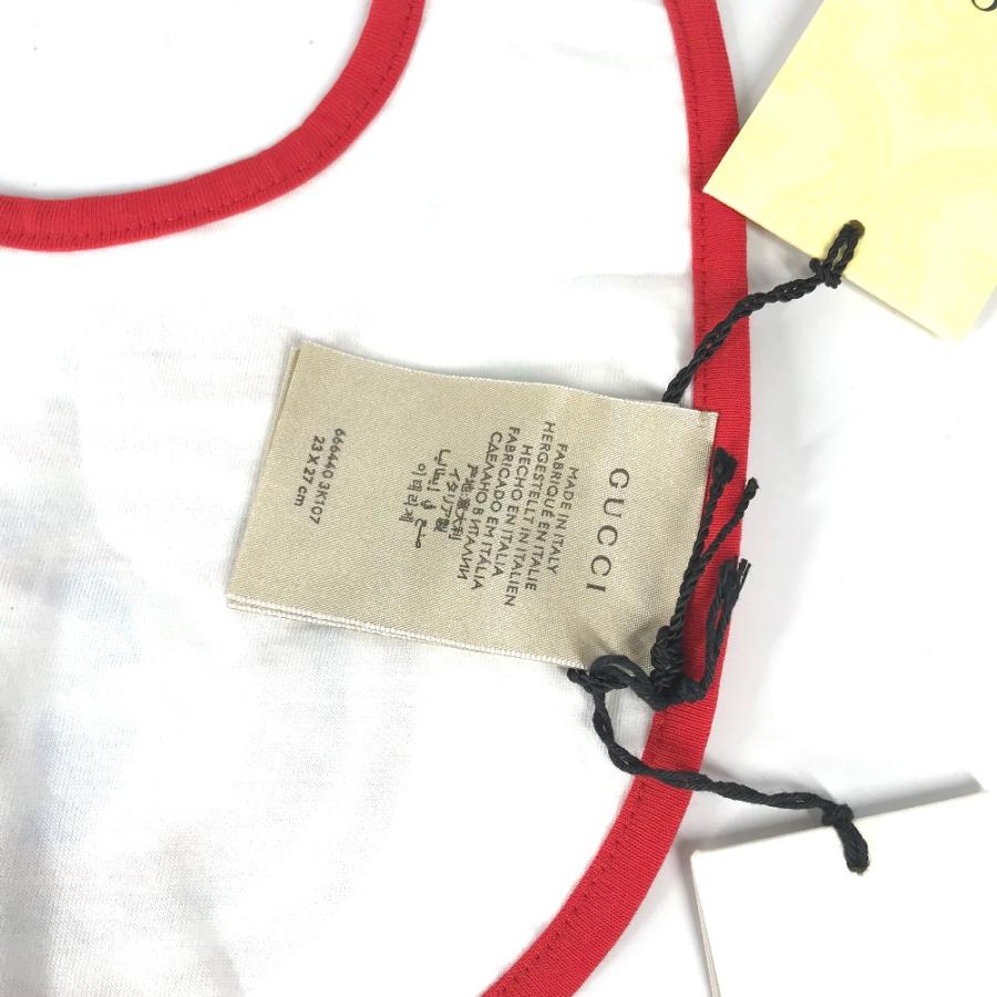 未使用 GUCCI グッチ 666440 GG アップル スタイ ビブ よだれかけ ベビー 赤ちゃん BABY  雑貨 ホワイト キッズ【中古】 | GUCCI | 05